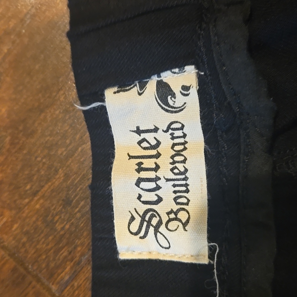 Scarlet Boulavard Black Pull On Pants Size L - Picture 3 of 11